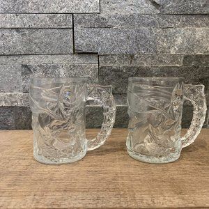 Vintage 95' McDonalds Batman Forever Mugs